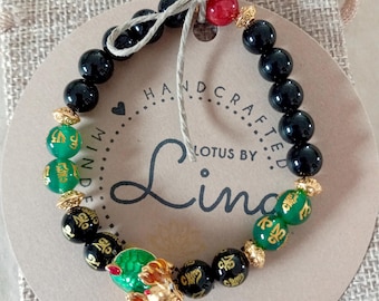 Angwang Pixiu Beads - Color Changing Lucky Charm For Jewelry Making 14x30mm