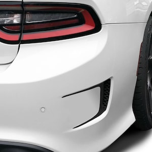 Custom Rear Bumper Vent Vinyl Decals Fits Dodge Charger 2015 2016 2017 2018 2019 2020 2021 2022 Matte Finish