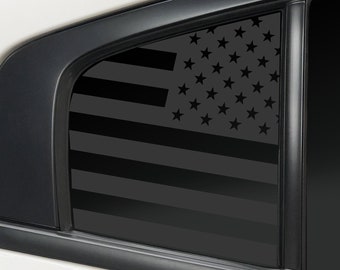 Fits 2011-2022 Dodge Charger Quarter Window American Flag Vinyl Decal Sticker 2012 2013 2014 2015 2016 2017 2018 2019 2020 2021 2022 2023