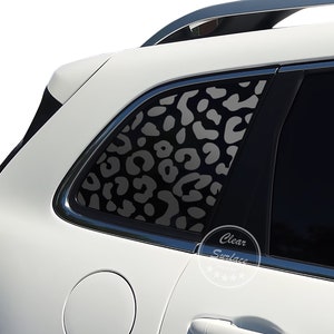 Fits 2014-2023 Jeep Cherokee Leopard Cheetah Print 3rd Rear Window Decal Stickers 2014 2015 2016 2017 2018 2019 2020 2021 2022 2023