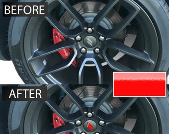 Hash Center Cap Overlay Wheel Vinyl Decal Fits Dodge Charger Challenger 2017 2018 2019 2020 2021 2022 2023