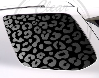 Fits 2010-2024 Toyota 4Runner Leopard Cheetah Print 3rd Rear Window Decal Stickers 2011 2012 2013 2014 2015 2016 2017 2018 2019 2020 2021