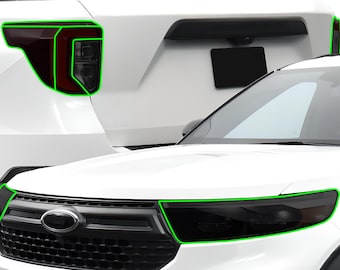 Ford Explorer Smoked Vinyl Head & Tail Light Tint Kit (2020-2024)