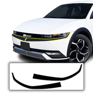 Fits Hyundai Ioniq 5 Side Rear Front Bumper Vinyl Chrome Delete Trim Blackout Decal Sticker Overlay Film 2022 2023 2024