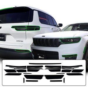 Jeep Grand Cherokee Smoked Front- & Rücklicht-Tönungskit (2022-2023)