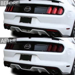 2015 2017 Ford Mustang Complete Headlight Taillight Smoke Tint Kit