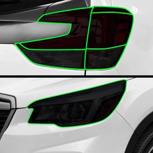 Subaru Forester Smoked Head & Tail Light Tint Kit (2019-2024)
