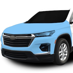 Passend für Chevy Traverse 2018-2021 Pre Cut Hood Kotflügel und Frontstoßstange Premium Lackschutzfolie Klar BH PPF Aufkleber Kit 2021 2020 2019