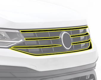 Volkswagen Tiguan Chrome Delete Vinyl Overlay: Full Coverage Blackout (2018-2024)