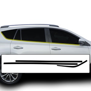 Fits Toyota Rav4 2016-2018 Front Grille Side Rear Vinyl Chrome Delete Trim Blackout Decal Sticker Overlay Film