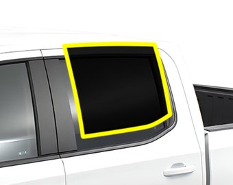 Precut Tint Kit Nano Carbon Film For Chevy Silverado 2001-2006 1500 Crew Cab Driver Passenger Windows Computer Cut To Custom Fit Silverado Windows (15% Fronts