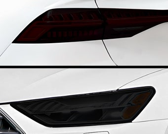 Audi A7 S7 Sportback Smoked Head & Tail Light Tint Kit (2019-2026)