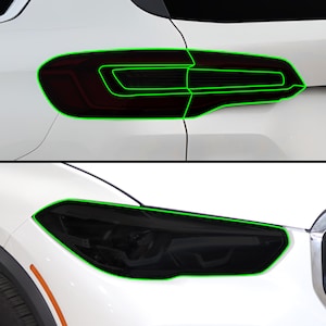 Zestaw do przyciemniania reflektorów i tylnych świateł BMW X5 (2019-2023)