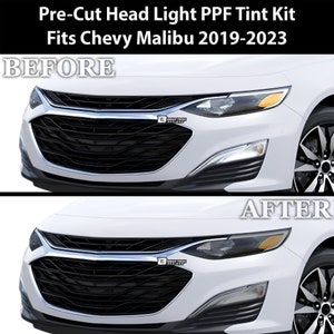 Chevy Malibu Smoked Head & Tail Light Tint Kit (2016-2025) - Etsy