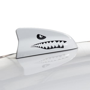 Antenna Shark Teeth Fin Vinyl Decal Fits Dodge Charger and Challenger Matte Finish