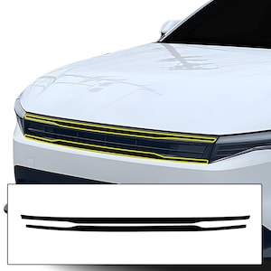 Fits KIA K4 2025+ Front Vinyl Chrome Delete Trim Blackout Decal Sticker Overlay Film 2025