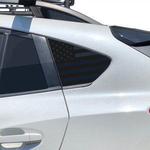 Subaru CrossTrek XV Heckscheibenaufkleber Amerikanische Flagge (2018-2023)