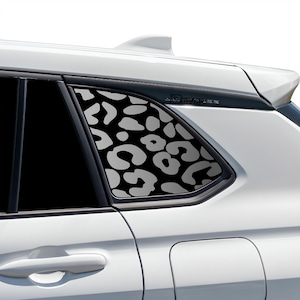Fits Toyota Corolla Cross 2022 2023 Quarter Window Animal Leopard Cheetah Cow Print Vinyl Decal Stickers