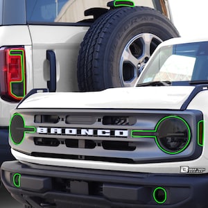 Passend für 2021 2022 2023 Ford Bronco Head Fog White Reverse 3