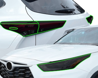 Clearsurface Precut Smoked PPF Tint Film Overlay For Kia Stinger Fog Lights (2018-2024)
