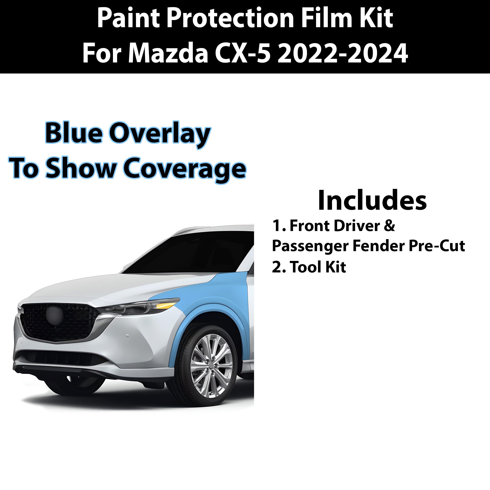 Full Hood & Fender + Mirror Kit | MAZDA CX-5 2022 Full Hood & Fender + Mirror Kit | MAZDA CX-5 2022