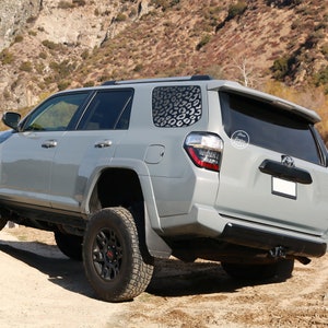 Leopard Cow Print Window Decal: Universal Fit SUV/Truck Vinyl Sticker (17.5" x 28")