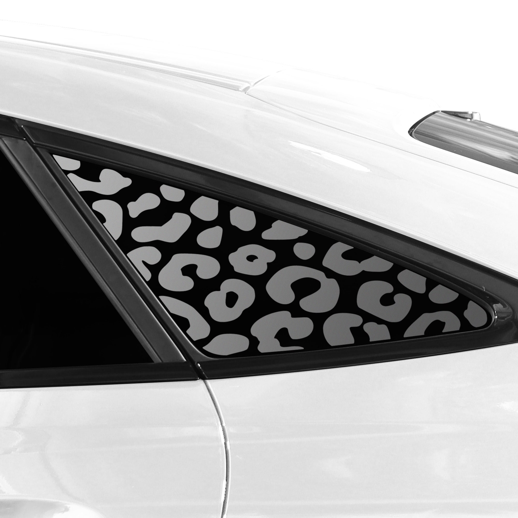 Fits Mercedes Benz GLE Coupe 2021-2024 Quarter Window Animal Leopard Cheetah Cow Print Vinyl Decal Stickers 2021 2022 2023 2024
