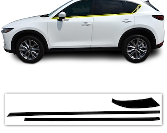 Mazda CX-5 Chrome Delete Kit: Gloss Black Vinyl Overlay (2017-2025)