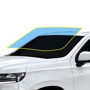 Precut For Chevrolet Suburban 2021-2024 Front Rear Windshield Premium Clear Protection Self Healing Film 2021 2022 2023 2024