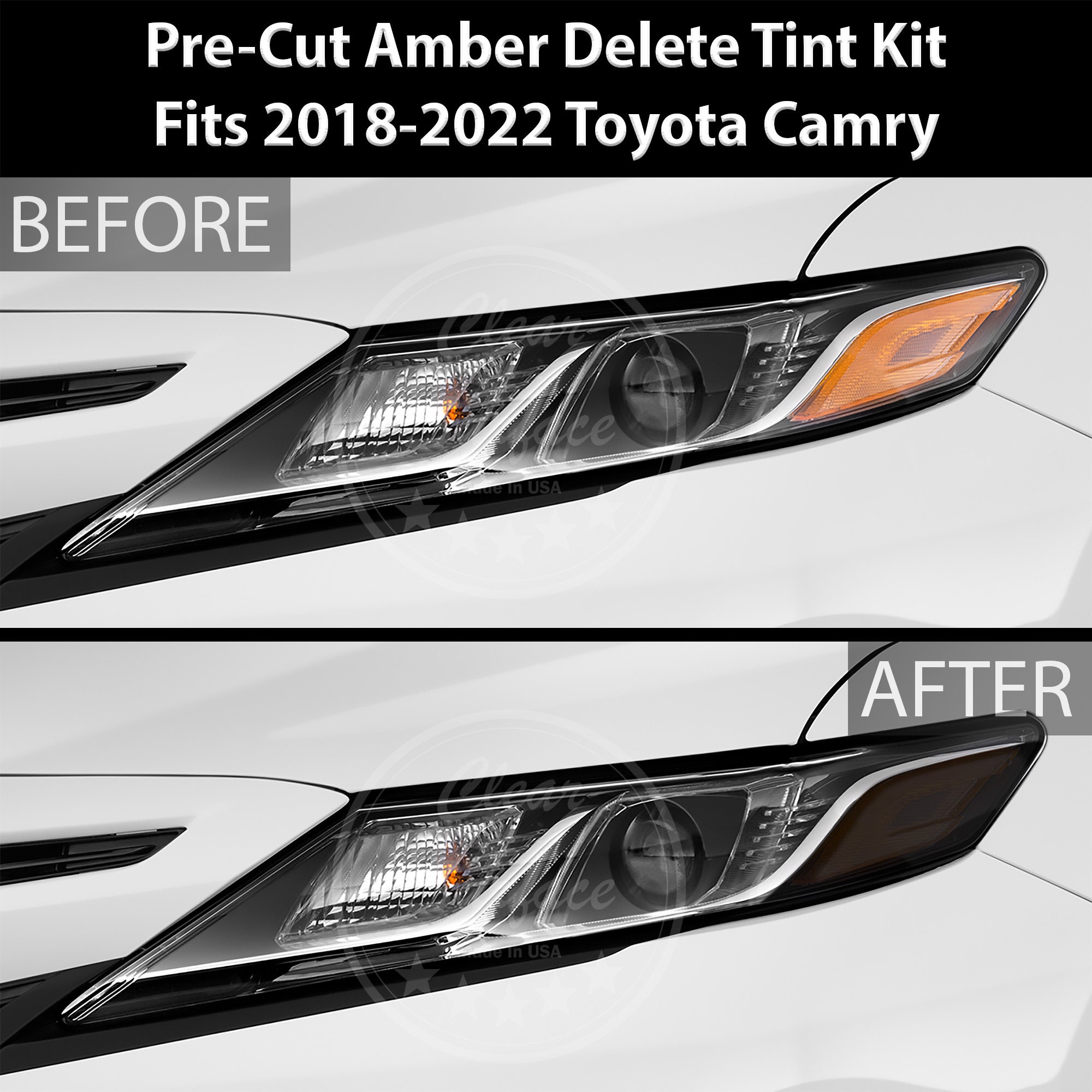 Precut Window Tint Kit Diy Fits 2018-2019 Toyota Camry Premium Film Rear Car 