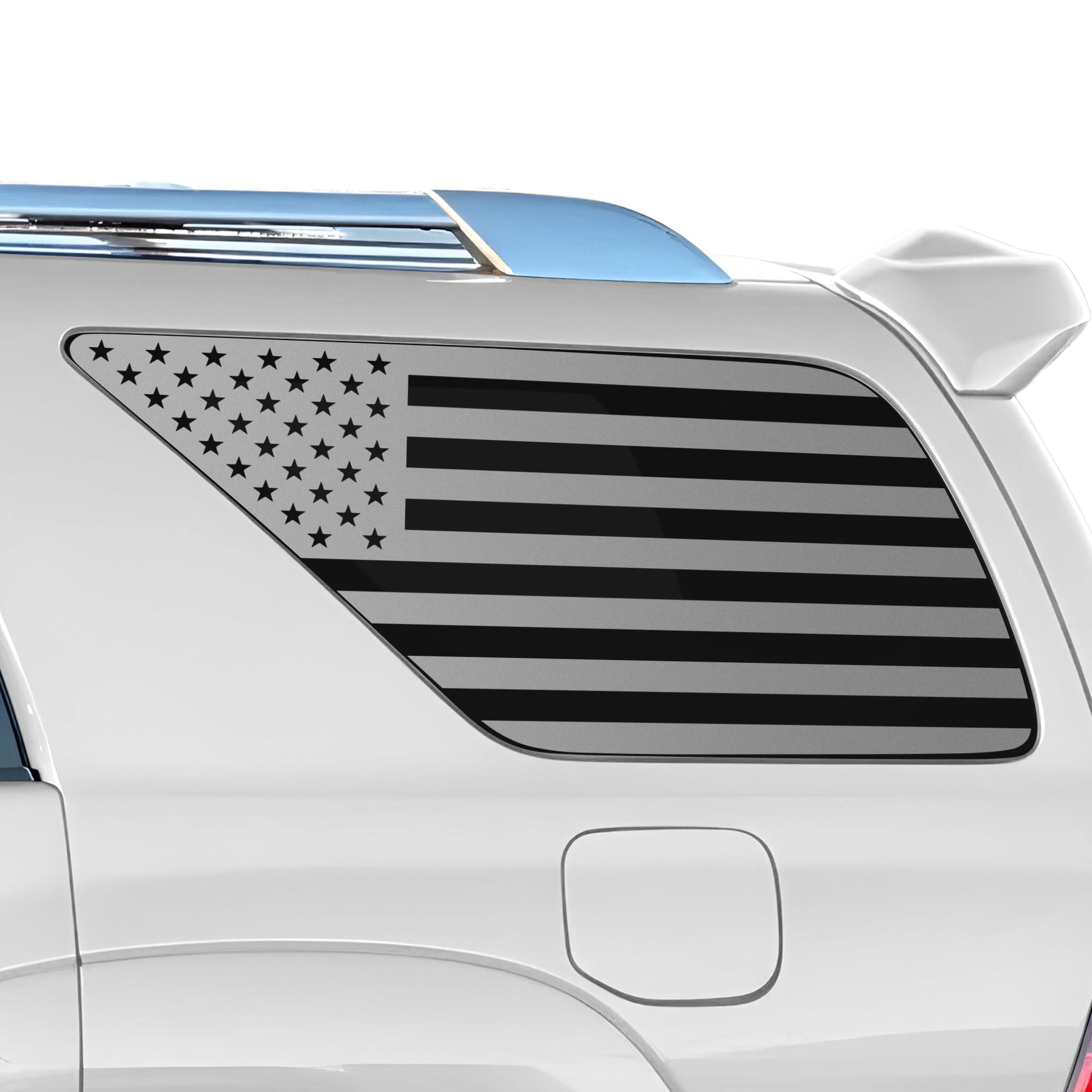 4Runner American Flag Rear Window Decal: Fits 2003-2009 Toyota 4th Gen
