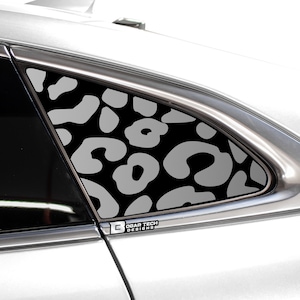 Fits Chevy Malibu 2019 - 2023 Quarter Window Animal Leopard Cheetah Cow Print Vinyl Decal Stickers 2022 2021 2020