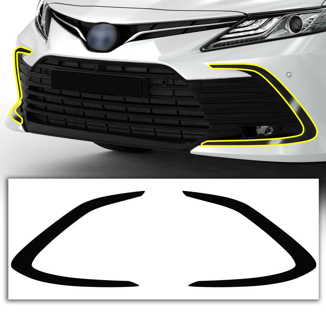 thumbnail image 2 of Front Passenger Side Grille & Headlight Trim – Fits 2018-2019 Toyota Camry SE, OEM Look! 2 of 2