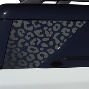 Fits 2021 2022 2023 Ford Bronco Sport Leopard Cheetah Print Rear Quarter 3rd Window Vinyl Decal Stickers