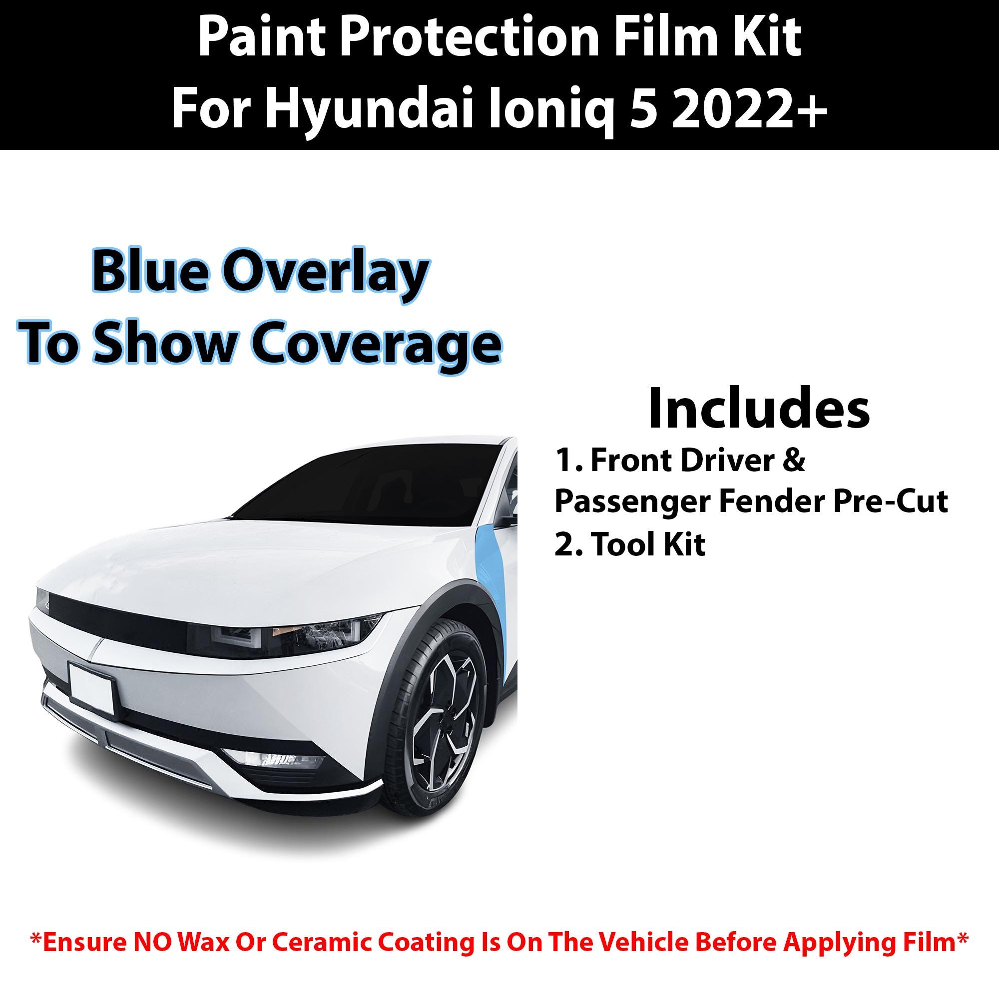 Full Hood & Fender + Mirror Kit | HYUNDAI IONIQ ELECTRIC 2022 Full Hood & Fender + Mirror Kit | HYUNDAI IONIQ ELECTRIC 2022