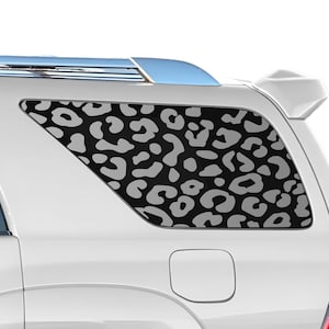 Se adapta a Toyota 4Runner 2003-2009, calcomanías para ventana trasera con estampado de leopardo y guepardo, 2004, 2005, 2006, 2007, 2008 y 2009
