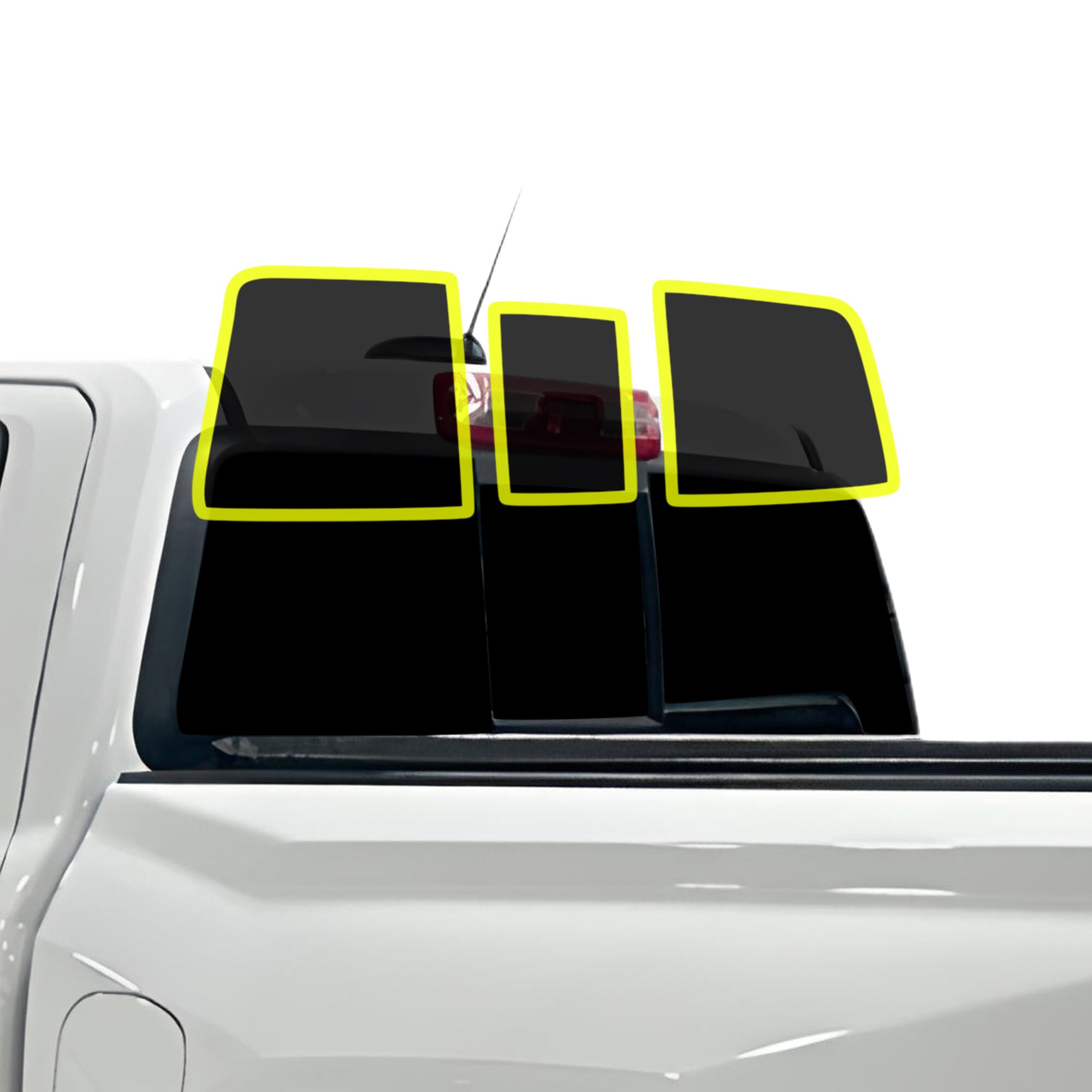 Alpine Precut Sun Strip Window Tint For Dodge Ram 1500 Quad Cab 2002-2005 - Ceramic