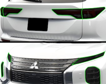 Outlander Smoked Head & Tail Light Tint Kit (2022-2026)