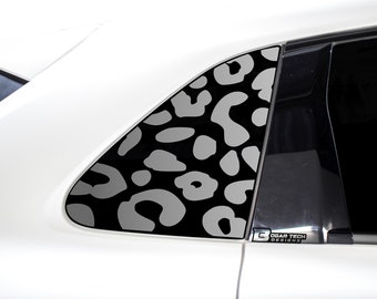 Per Honda HR-V HRV 2023 Quarter Window Animal Leopard Cheetah Cow Print Vinyl Decal Stickers