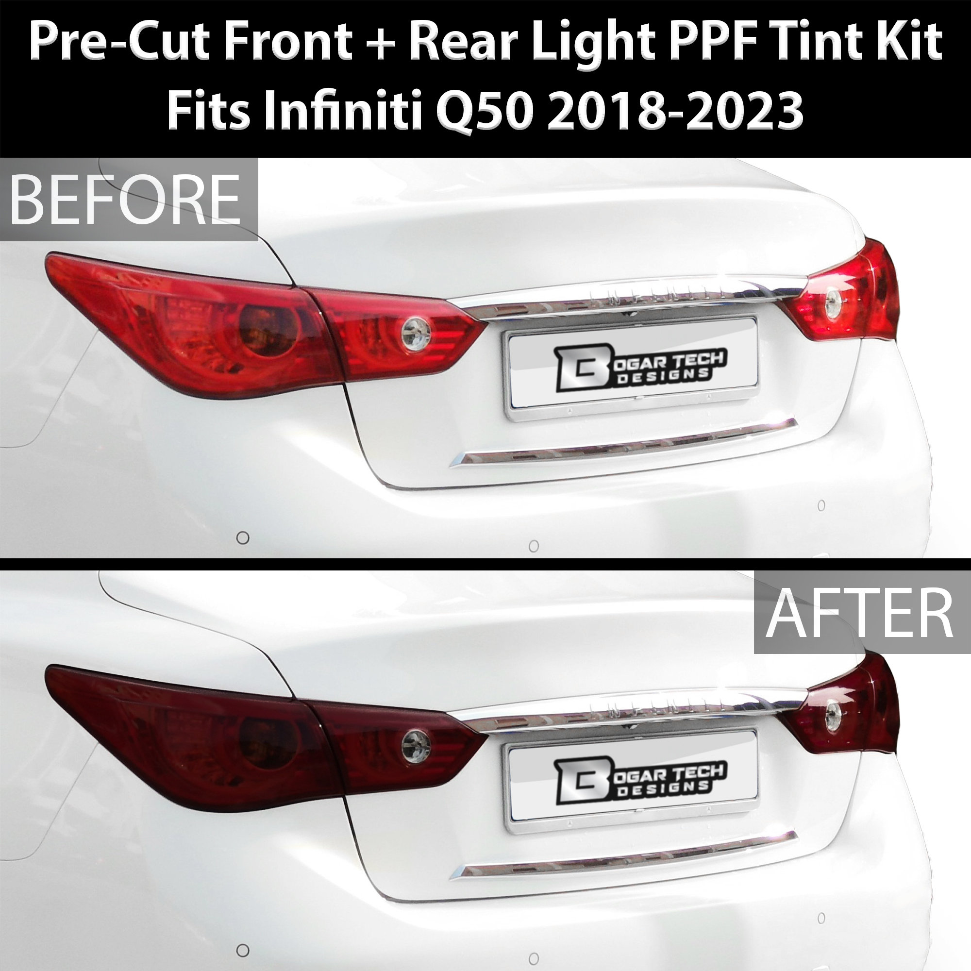 Front Bumper Fog Light Cover Grill Replacement For Infiniti