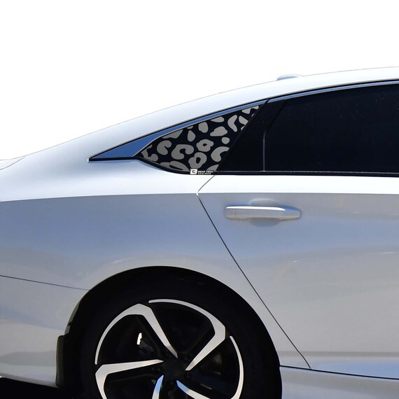 Leopard Cow Print Car Window Decal - Universal Fit Vinyl Sticker