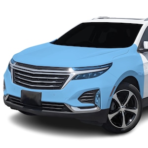 Fits Chevy Equinox 2022+  Pre Cut Hood Fenders and Front Bumper Premium Paint Protection Film Clear Bra PPF Decal Kit 2025 2024 2023 2022