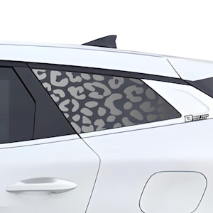 Fits 2023 Kia Sportage Quarter Window Animal Leopard Cheetah Cow Print Vinyl Decal Stickers