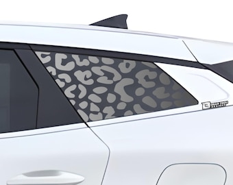 Fits Kia Sportage 2023-2026 Quarter Window Animal Leopard Cheetah Cow Print Vinyl Decal Stickers