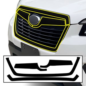 Fits Subaru Forester 2019-2024 Front Wheel Vinyl Chrome Delete Trim Blackout Decal Sticker Cover Overlay 2019 2020 2021 2022 2023 2024