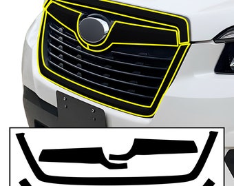 Subaru Forester Front Wheel Chrome Delete: Gloss Black Vinyl (2019-2024)
