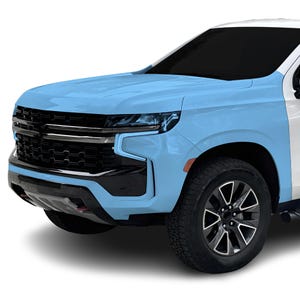 Passend für Chevy Suburban 2021+ Pre Cut Hood Kotflügel und Frontstoßstange Premium Lackschutzfolie Klar BH PPF Aufkleber Kit 2025 2024 2023 2022