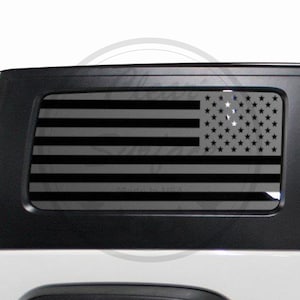 Fits 2 Door 2011-2018 Jeep Wrangler JK Rear Quarter Window American Flag Vinyl Decal Stickers 2011 2012 2013 2014 2015 2016 2017 2018