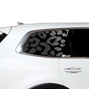 Fits 2020 2021 2022 2023 2024 2025 Kia Telluride Quarter Window Animal Leopard Cheetah Vinyl Decal Stickers Heart Star Paw