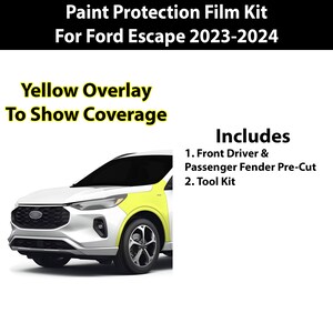 Fits Ford Escape 2022-2024 Pre Cut Hood Fenders Front Bumper Paint
